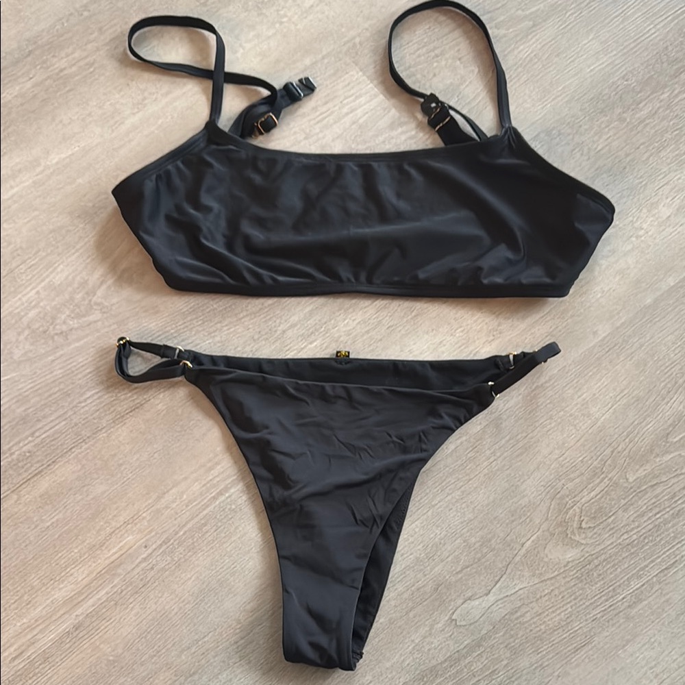 La Vie En Rose Black Bikini Classic Swimwear